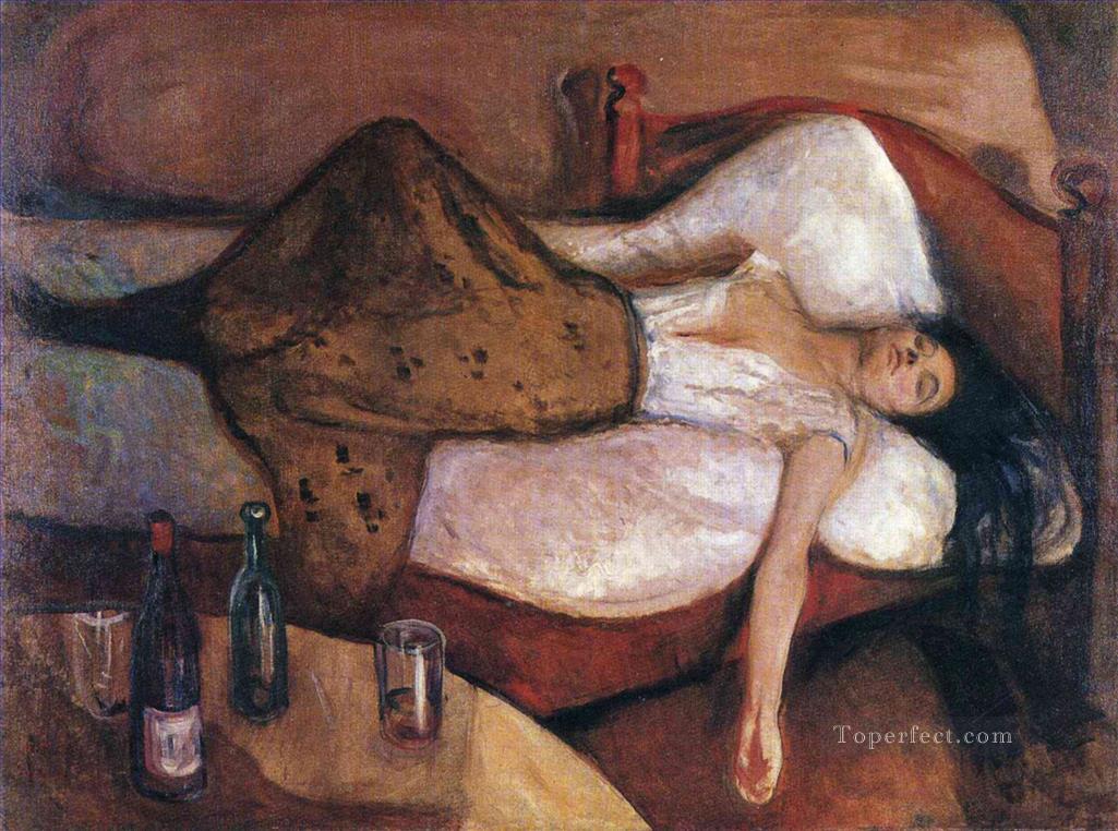1895 年の翌日 エドヴァルド・ムンク 表現主義油絵